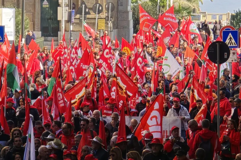 Manifestazione della CGIL