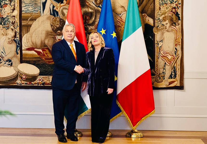 Meloni e Orban