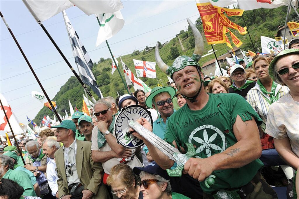 Manifestazione per la Padania