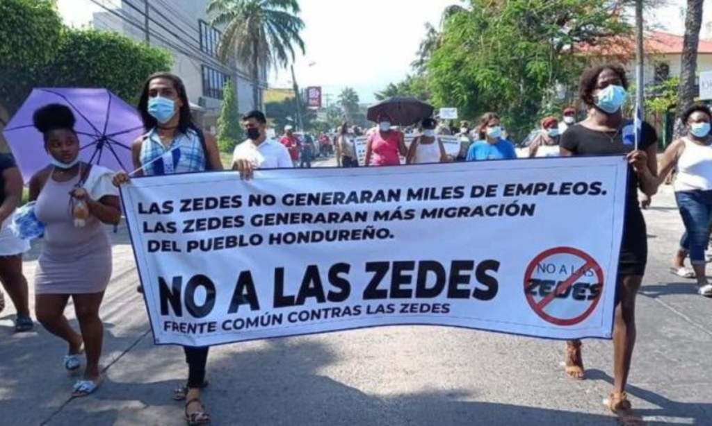 Honduras protesta ZEDE