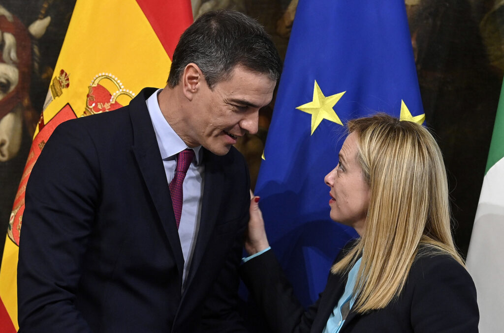 Ceuta Sanchez e Meloni