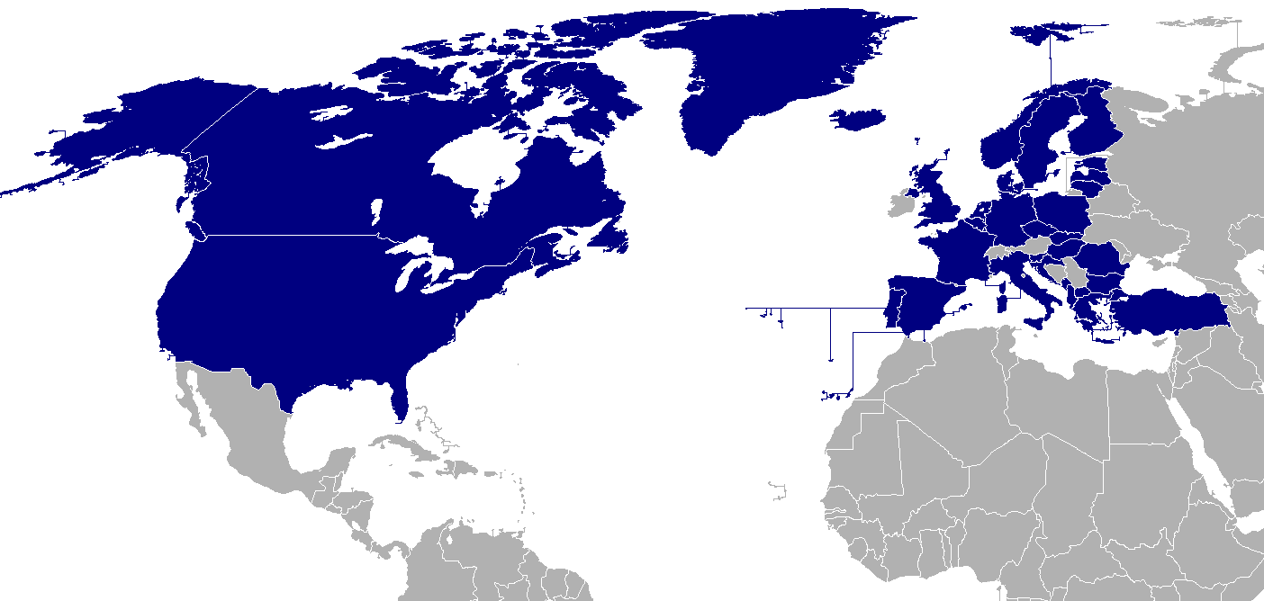 Russia Mappa NATO